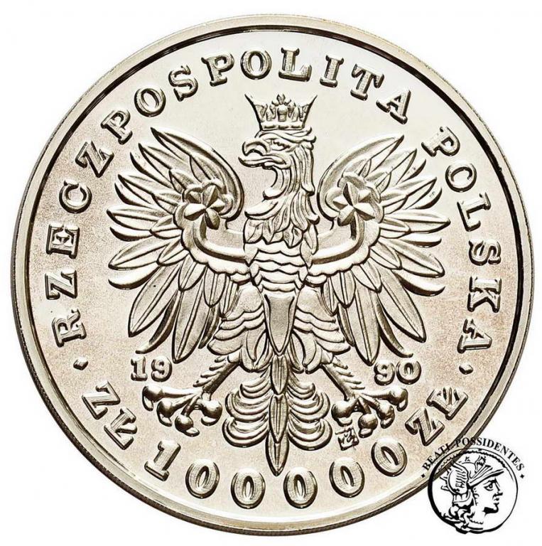 Mały tryptyk 100 000 złotych 1990 Kościuszko st.L