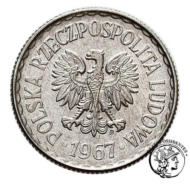 Polska PRL 1 złoty 1967 st. 1
