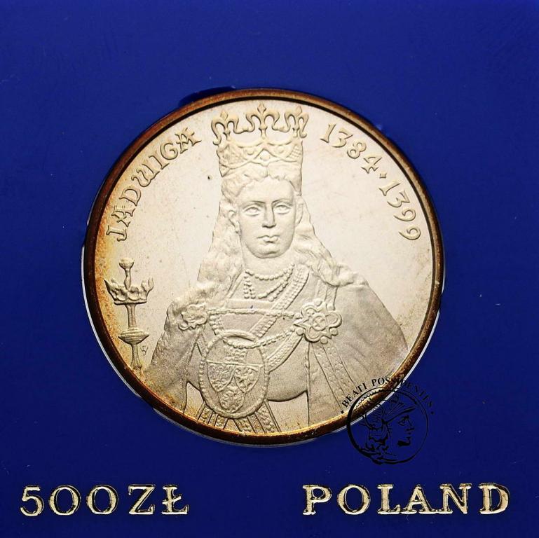 Polska PRL 500 złotych 1988 Jadwiga st. L-