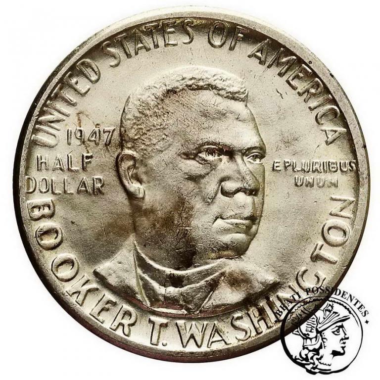 USA 1/2 dolara 1947 Booker T Washington st. 2