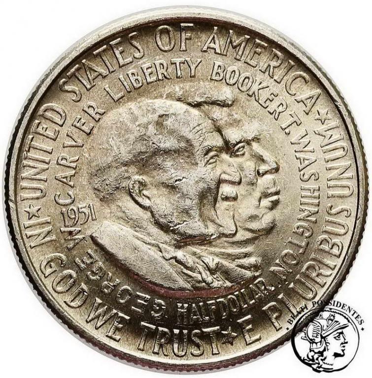 USA 1/2 dolara 1951 Carver / Washington st. 2