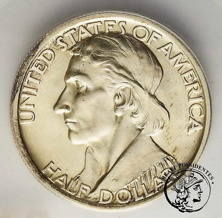 USA 1/2 dolara 1936 Boone Daniel ANACS MS64