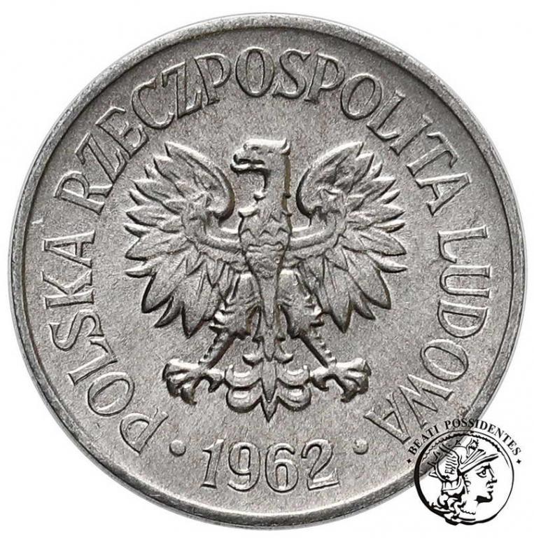 Polska PRL 20 groszy 1962 st. 1-/2+