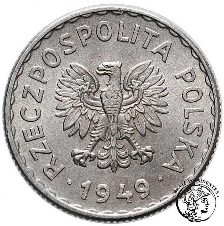 Polska PRL 1 złoty 1949 st. 2