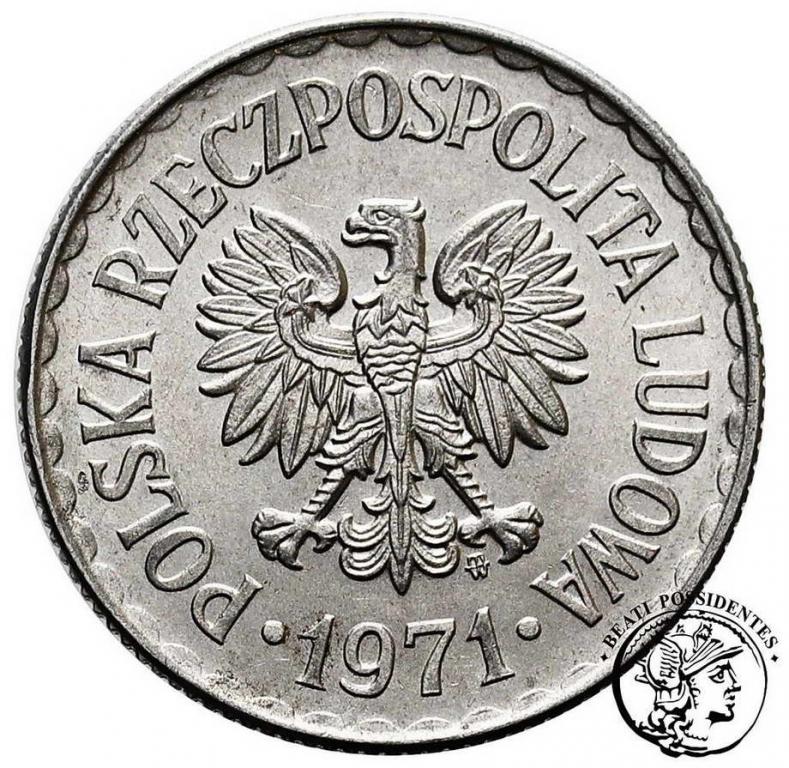 Polska PRL 1 złoty 1971 st. 2