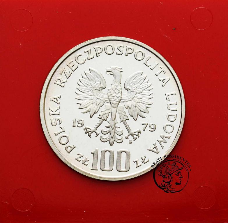 PRL PRÓBA srebro 100 złotych 1979 Kozica st.L