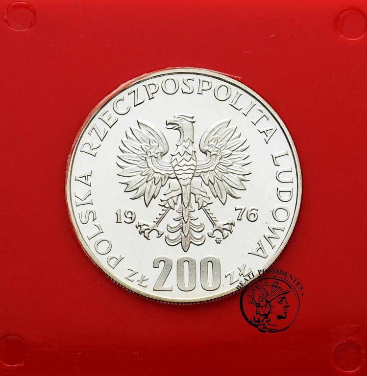 PRL PRÓBA srebro 200 złotych 1976 Olimpiada st.L