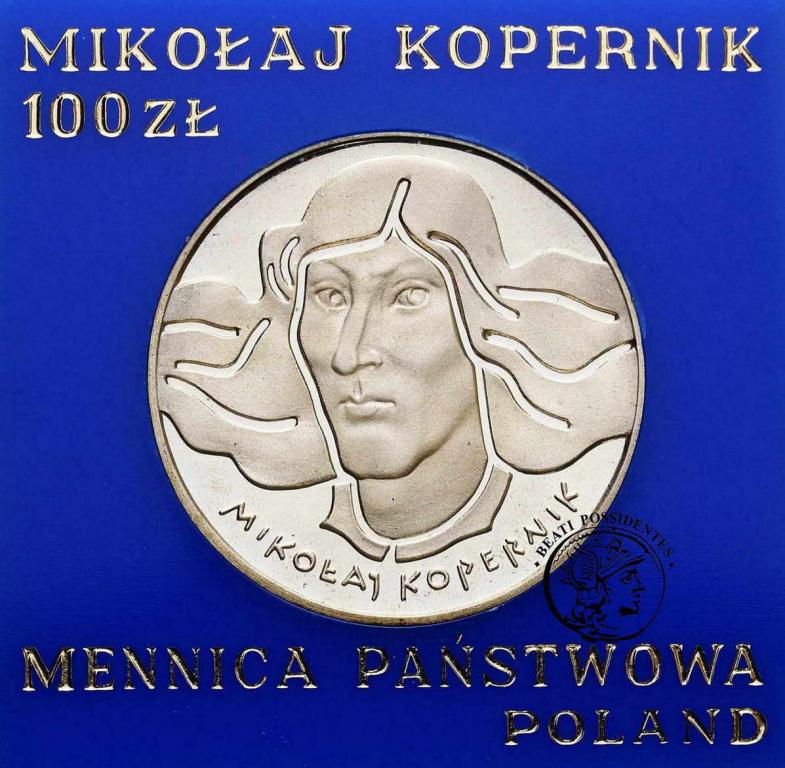 Polska PRL 100 złotych 1974 Mikołaj Kopernik st.L