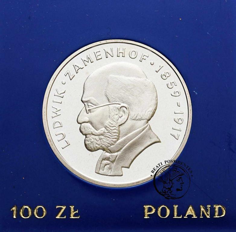 Polska PRL 100 złotych 1979 Ludwik Zamenhof st.L