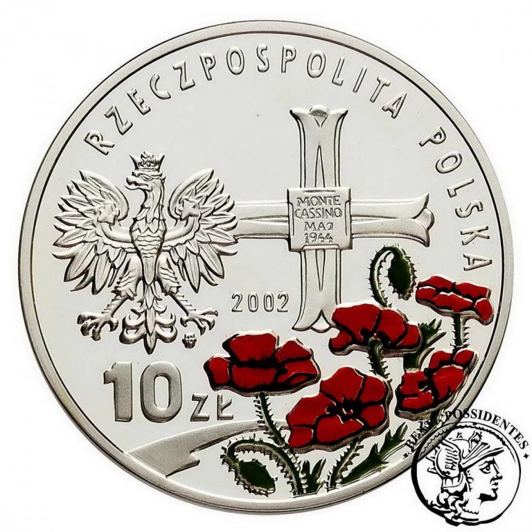 III RP 10 złotych 2002 Generał Anders st. L