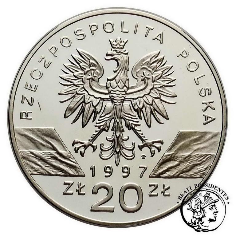 Polska III RP 20 złotych 1997 Jelonek rogacz st.L