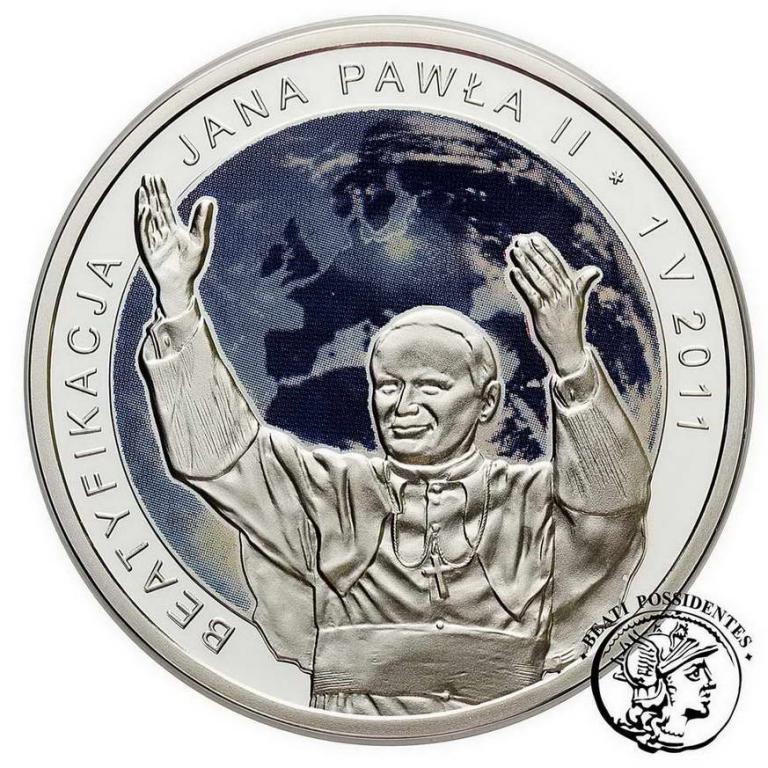 20 złotych 2011 Beatyfikacja Jana Pawła II st.L