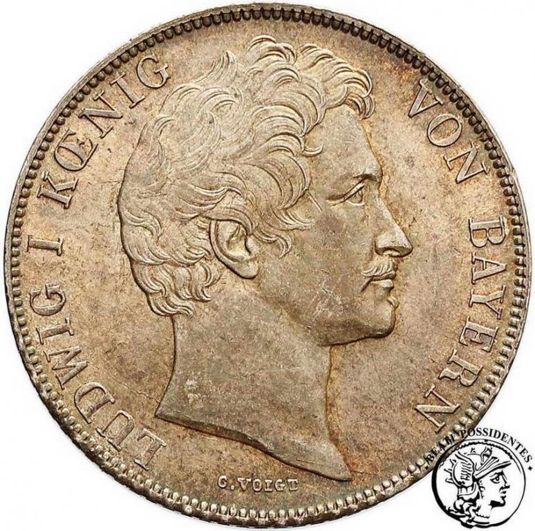Niemcy Bawaria 1 Gulden 1842 st. 1-