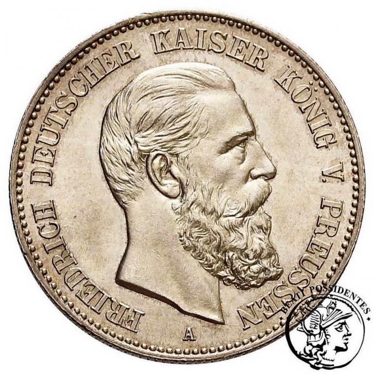 Niemcy Prusy 2 Marki 1888 A Friedrich III st.1