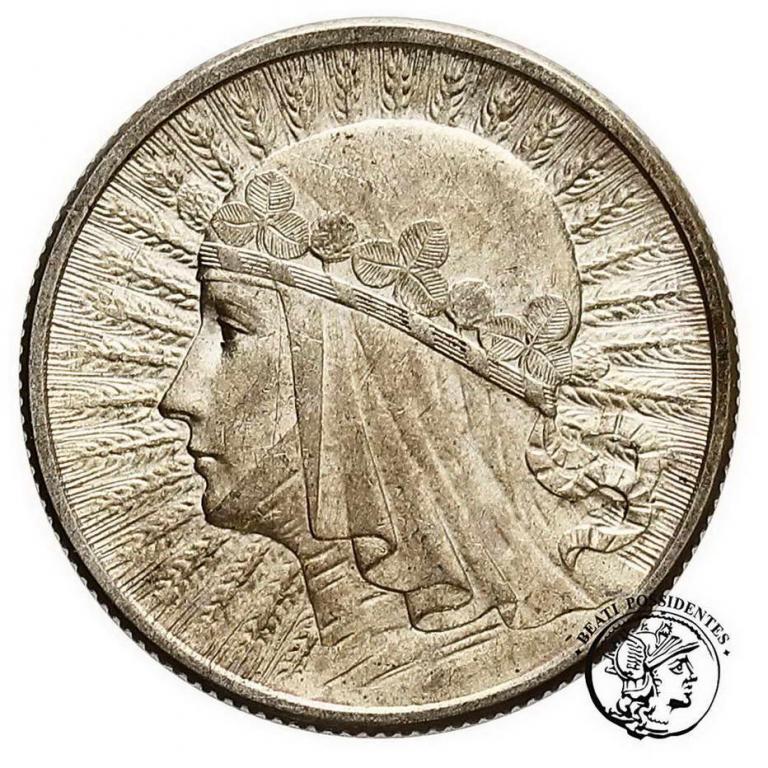 Polska II RP 2 złote 1934 głowa kobiety st. 2
