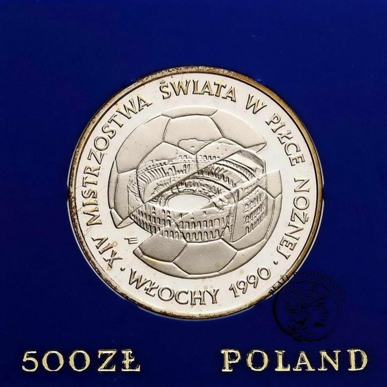 Polska PRL 500 złotych 1988 Piłka nożna  st. L