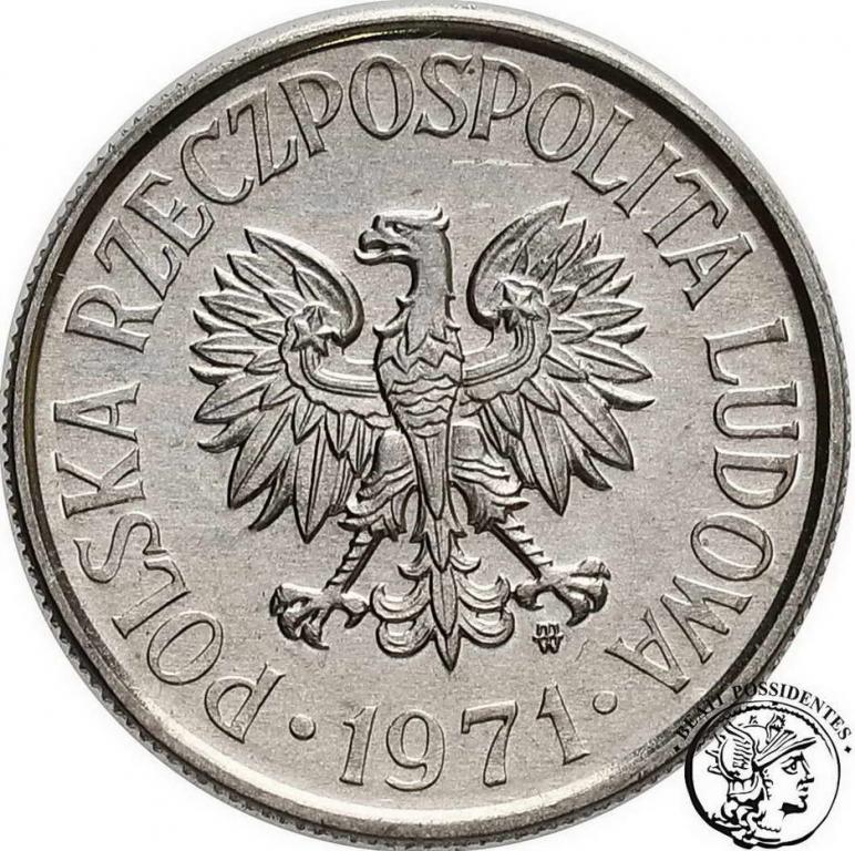 Polska PRL 50 groszy 1971 aluminium st. 1