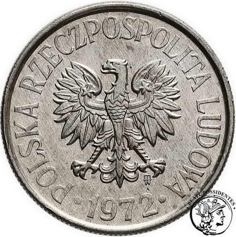 Polska PRL 50 groszy 1972 aluminium st. 2-