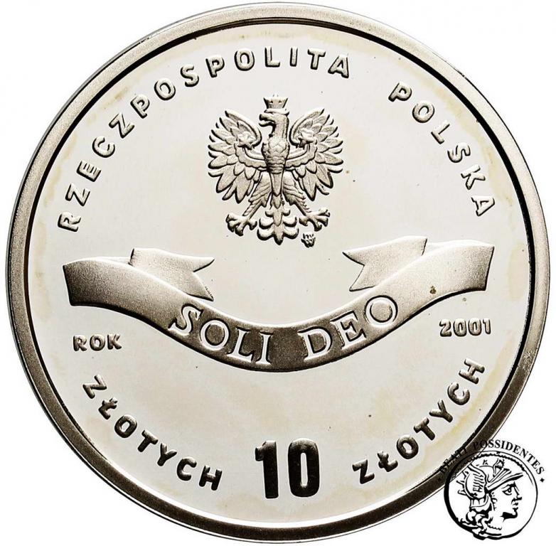 Polska III RP 10 złotych 2001 Wyszyński st.L