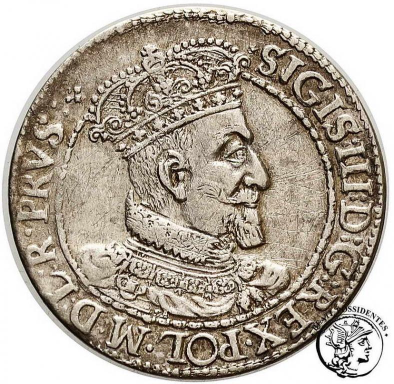 Polska Zygmunt III Waza ort  1618 Gdańsk st. 3