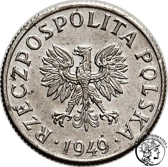 Polska PRL 2 grosze 1949 st. 2