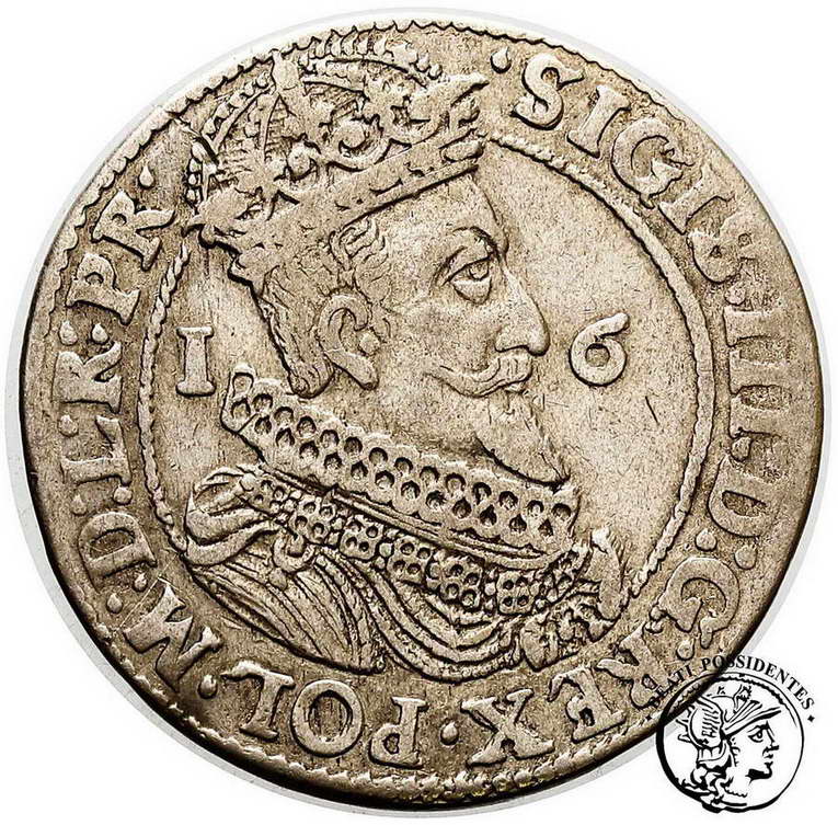 Polska Zygmunt III Waza ort 1623 Gdańsk st.3