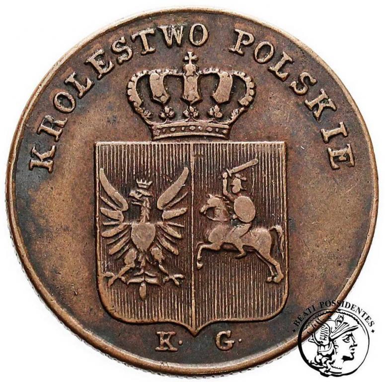 Polska Powstanie Listopadowe 3 grosze 1831 st.3+
