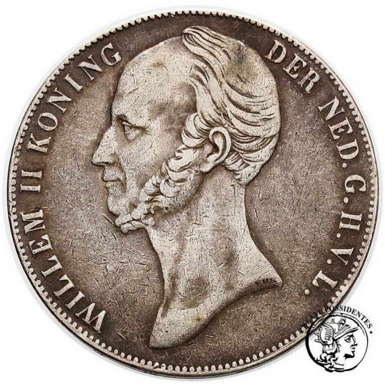 Holandia 2 1/2 Guldena 1845 st.3