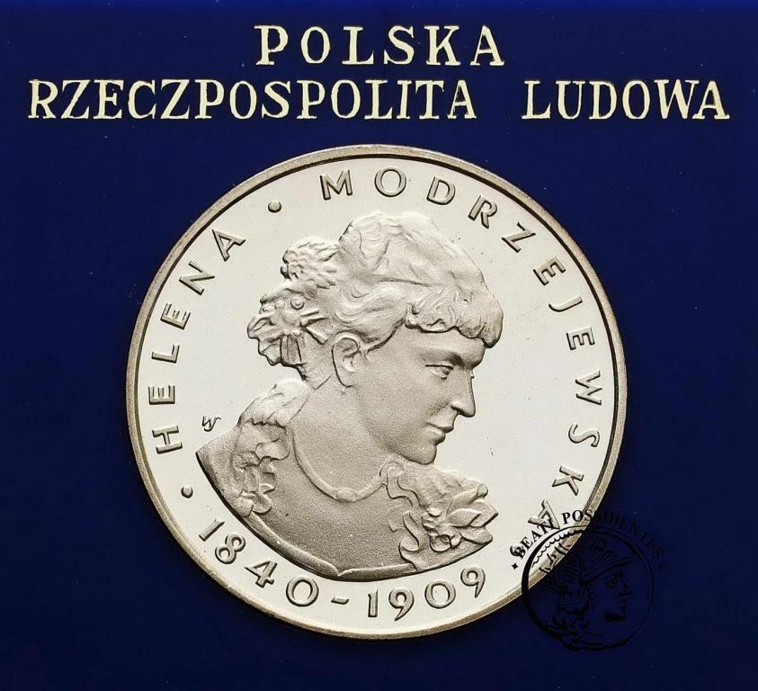 Polska PRL 100 złotych 1975 Modrzejewska st. L