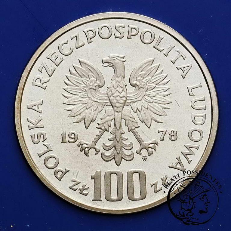 Polska PRL 100 złotych 1978 Janusz Korczak st.L/L-
