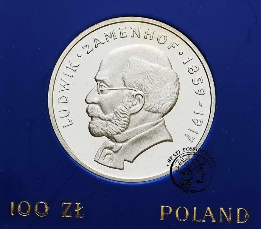 Polska PRL 100 złotych 1979 Ludwik Zamenhof st. L
