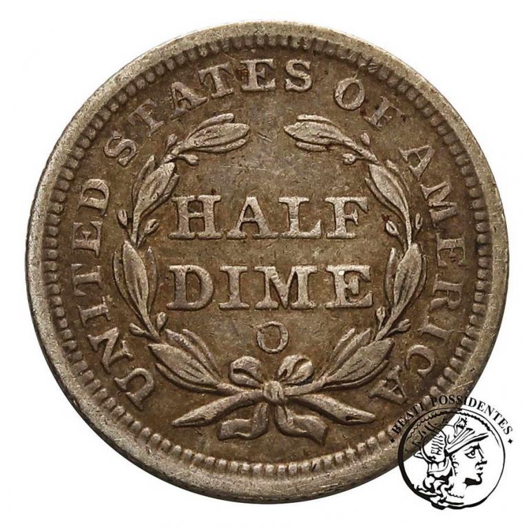 USA Half dime 5 centów 1859 ''O'' New Orleans st3-