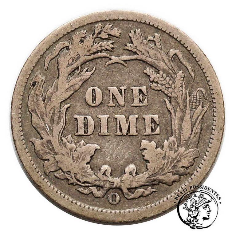 USA Dime 10 centów 1891 ''O'' New Orleans st.3-