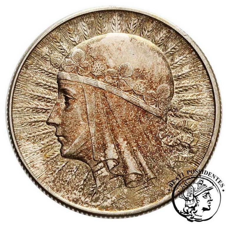Polska II RP 5 złotych 1934 głowa kobiety st.2