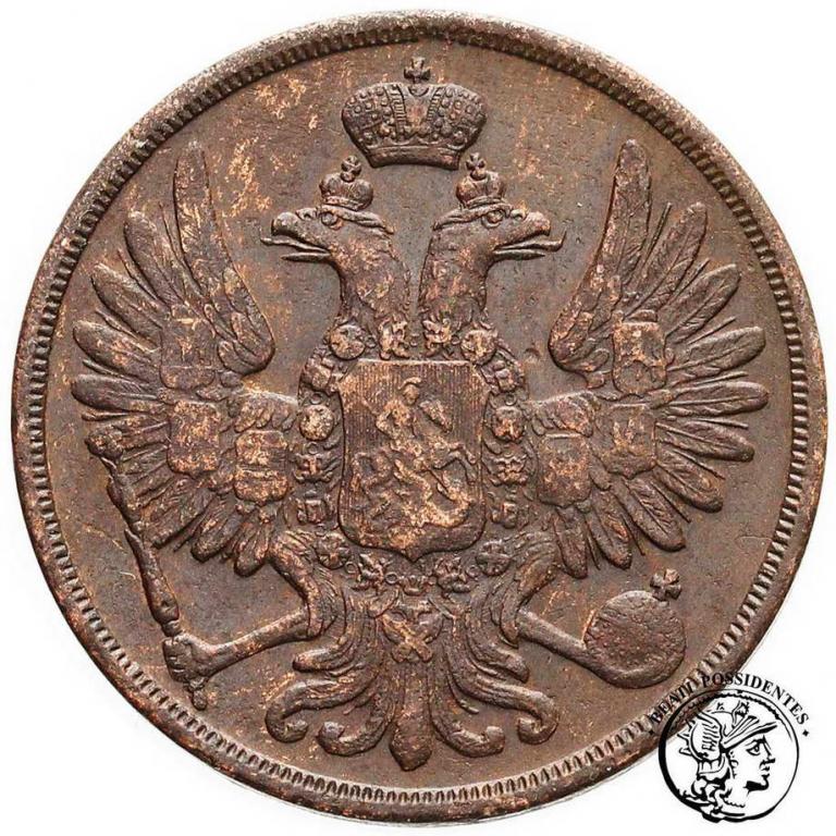 Polska Alexander II 2 kopiejki 1855 BM st.3