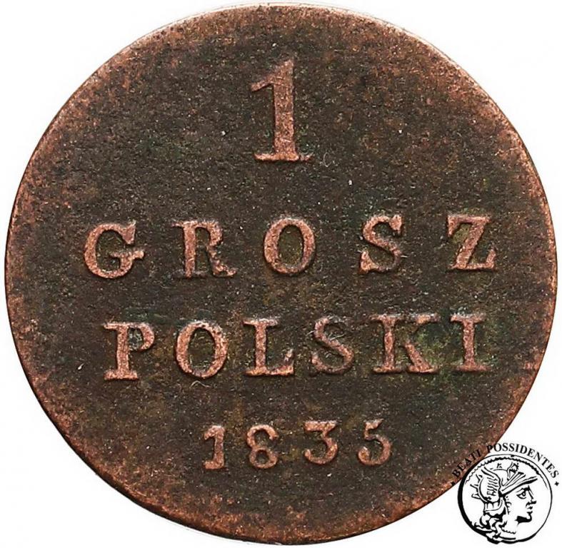 Polska Mikołaj I grosz 1835 st. 3-