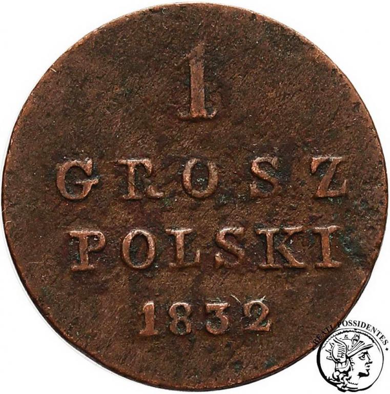 Polska Mikołaj I grosz 1832 KG st. 3