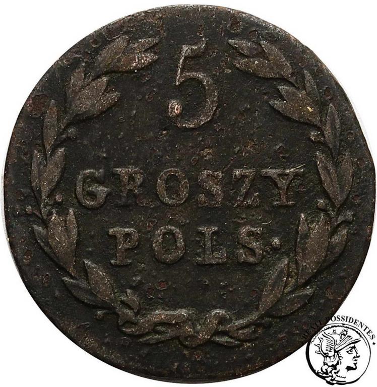 Polska Alexander I 5 groszy 1819 st.3-/4