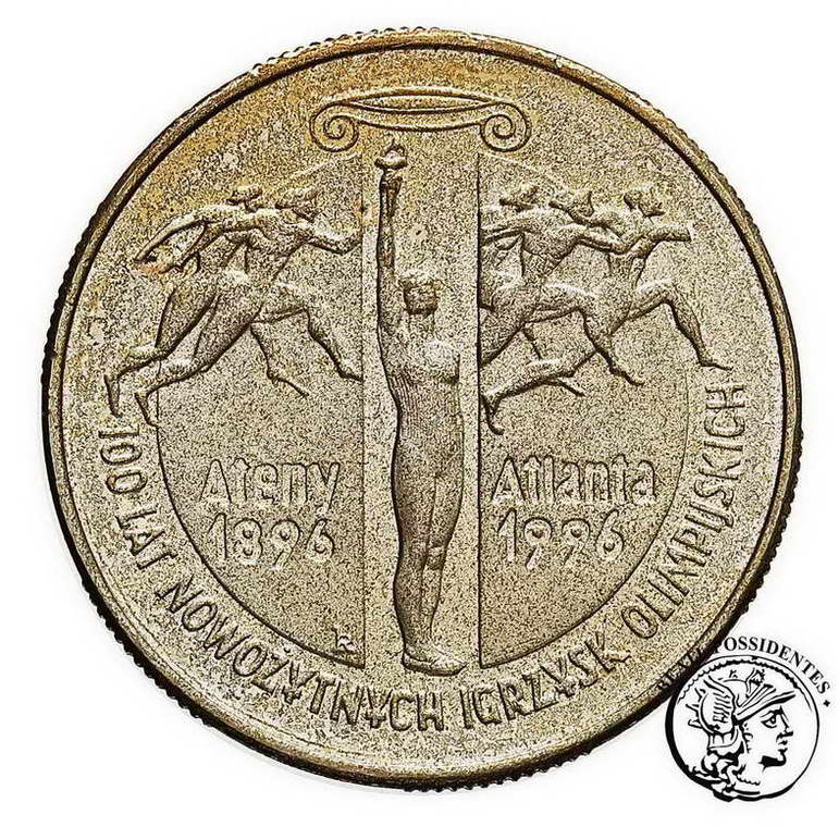 Polska III RP 2 złote 1995 Ateny Atlanta st.2