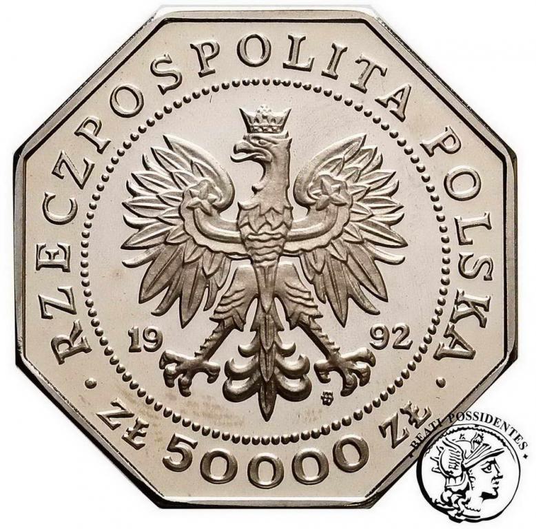50 000 złotych 1992 Order Virtuti Militari st.L/L-