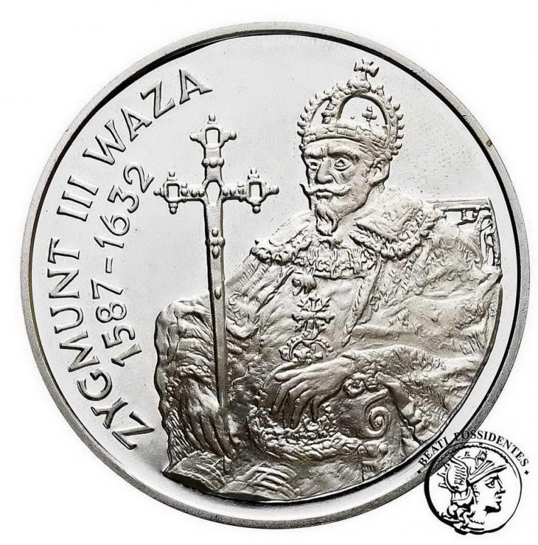 III RP 10 złotych 1998 Zygmunt III Waza półp. stL-