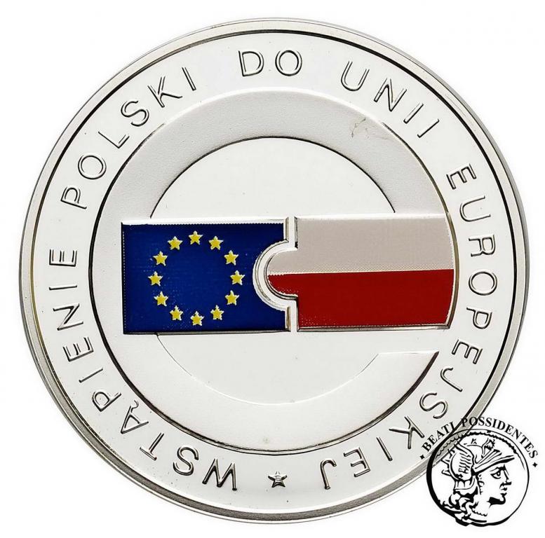 III RP 10 zł 2004 Wstąpienie Polski do UE st.L