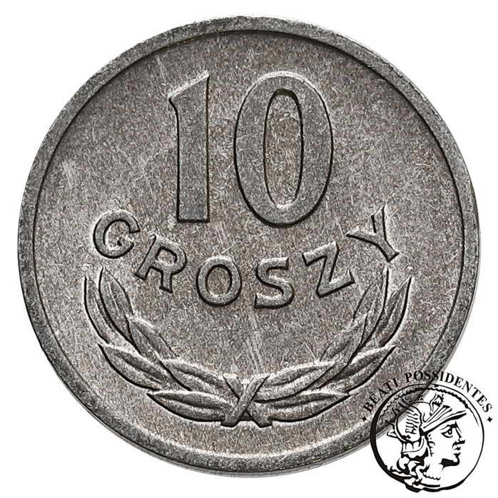 Polska PRL 10 groszy 1962 st.2+