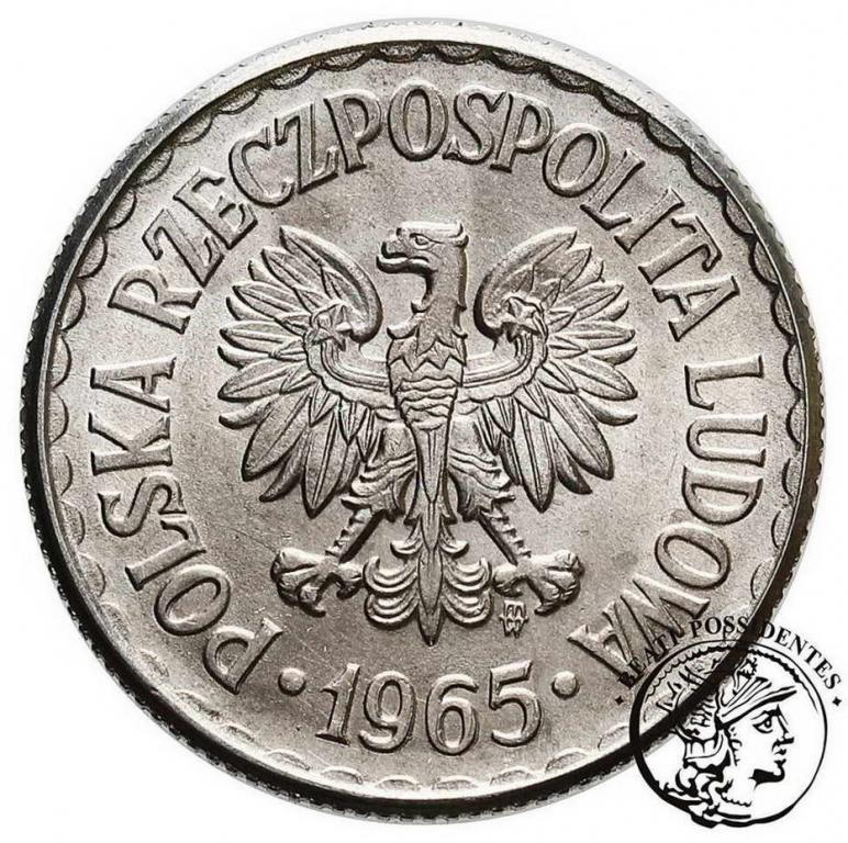 Polska PRL 1 złoty 1965 st.1