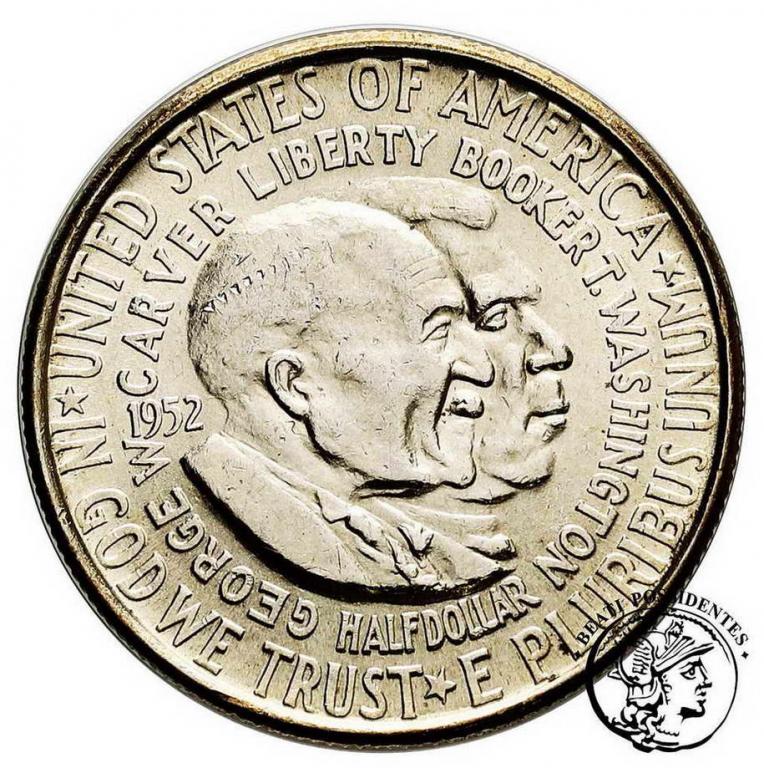USA 1/2 dolara 1952 Booker Washington st.2