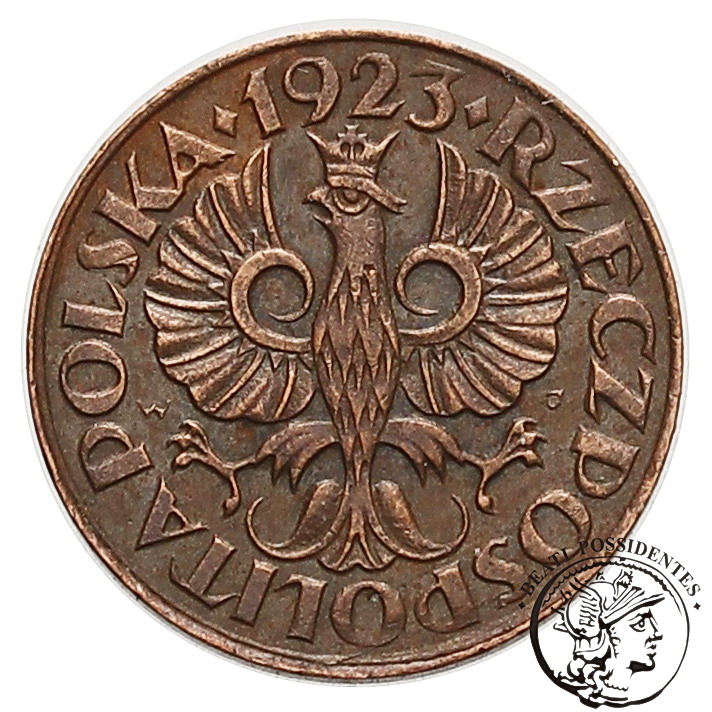 Polska II RP 1 grosz 1923 st.2