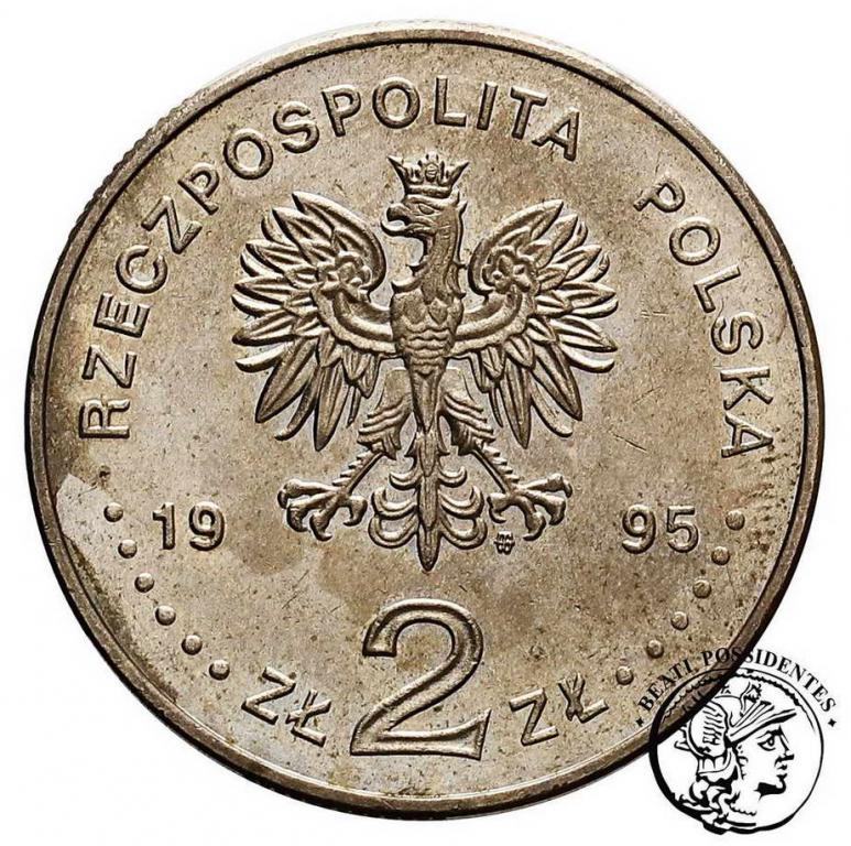Polska III RP 2 złote 1995 Ateny Atlanta st.2+