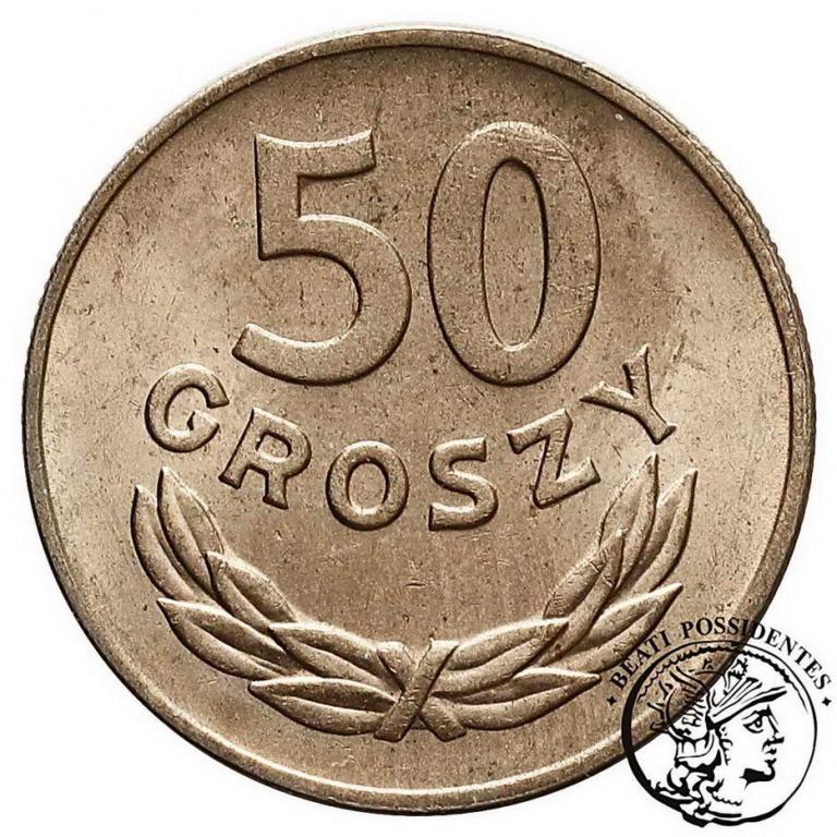 PRL 50 groszy 1949 CuNi st. 1-