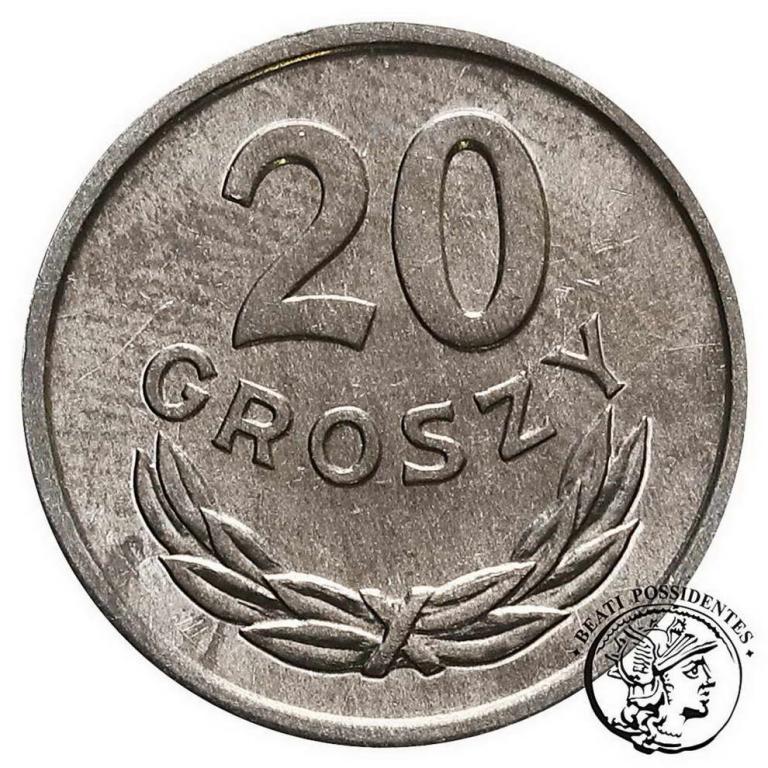 PRL 20 groszy 1957 st. 1