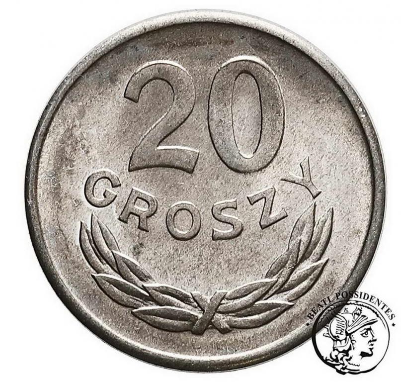 Polska PRL 20 groszy 1961 st.1